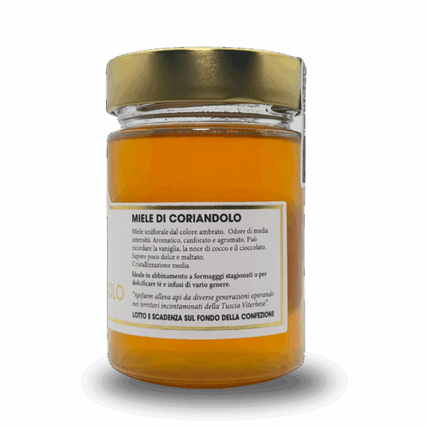 Alternative view of Miele di Coriandolo