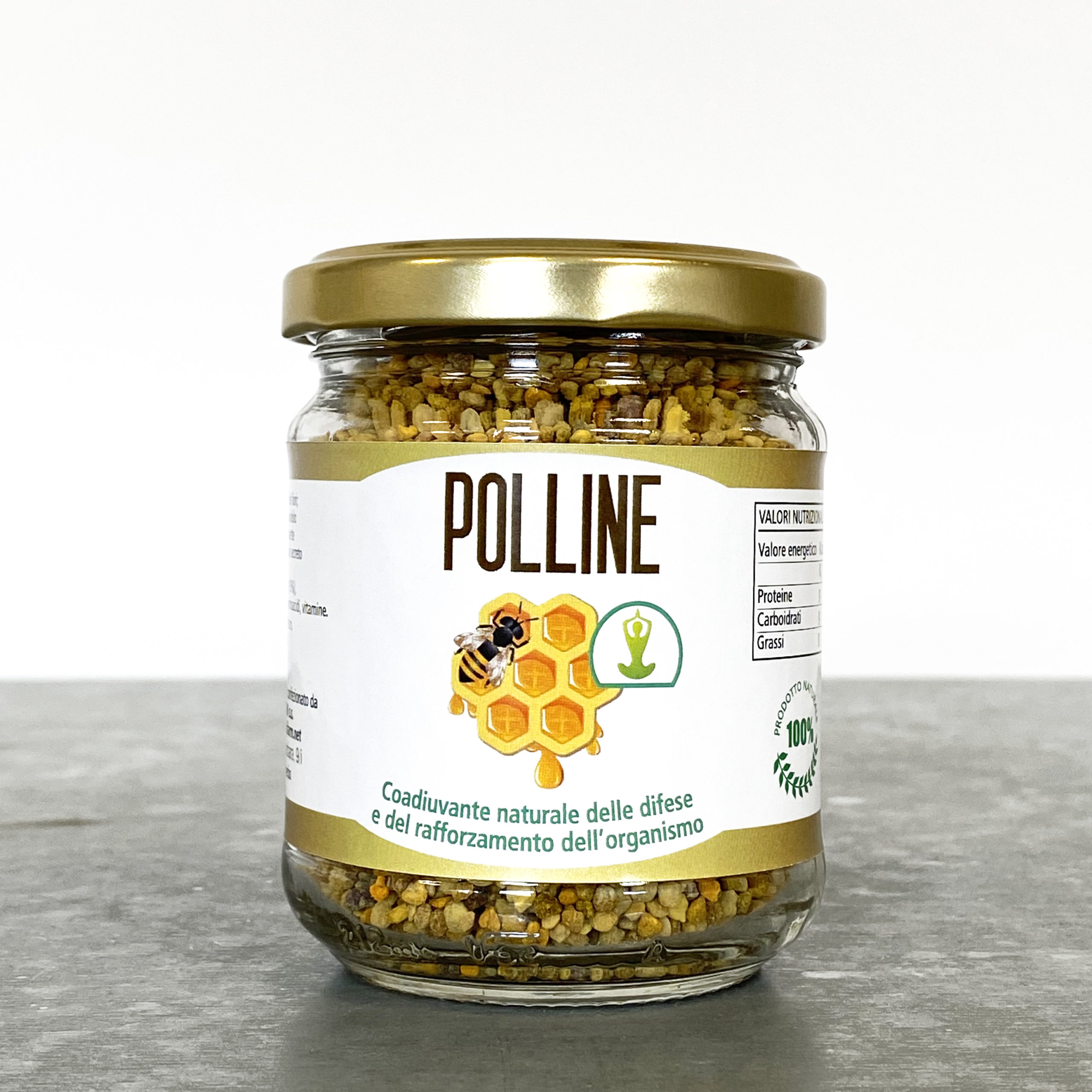 Polline secco d'api 100% italiano • Apifarm • Rafforza il tuo organismo